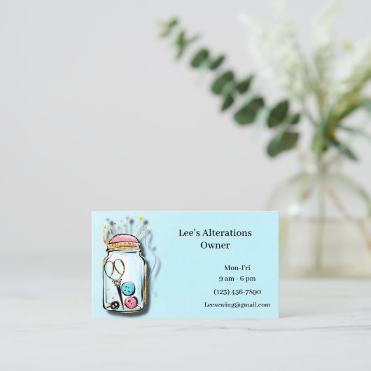 Carte De Visite Modifications (Debout devant)