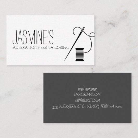 Carte De Visite Modifications et rectification (Devant / Derrière)