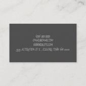 Carte De Visite Modifications et rectification (Dos)