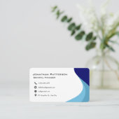 Carte De Visite Modifier et personnaliser (Debout devant)