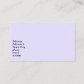 Carte De Visite Modifier les détails Ajouter un LOGO et changer la (Dos)
