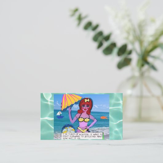 Carte de visite-modifier pour s'adapter à vos prop (Debout devant)