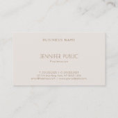 Carte De Visite Modish Color Harmony Chic Modèle Professionnel (Dos)