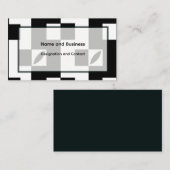 Carte De Visite Modules Verticaux | Moderne (Devant / Derrière)