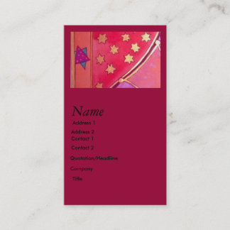 Carte De Visite Mogen David