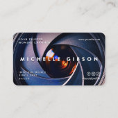 Carte De Visite Moins de photographe Camera Shutter Lens Moderne (Devant)