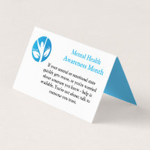 Mois de sensibilisation à la santé mentale