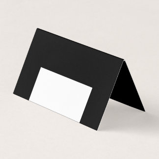 Carte De Visite moitié blanc noir moitié noir moitié noir blanc