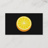 Carte De Visite Moitié orange (Dos)