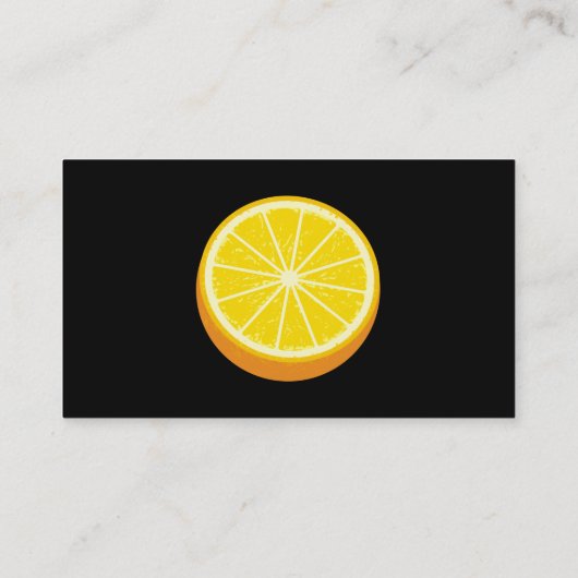 Carte De Visite Moitié orange (Dos)