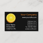 Carte De Visite Moitié orange (Devant)