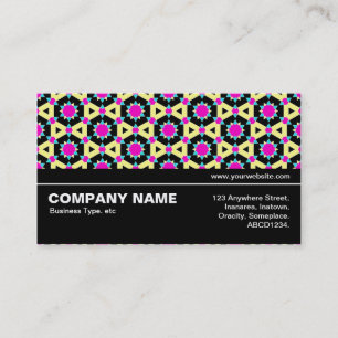 Carte De Visite Moitié V3 034 - Motif géométrique 020