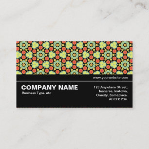 Carte De Visite Moitié V3 035 - Motif géométrique 021