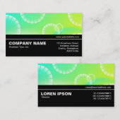 Carte De Visite Moitié V3 - Abstrait 01 (Devant / Derrière)