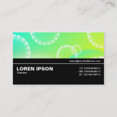 Carte De Visite Moitié V3 - Abstrait 01 (Dos)