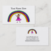 Carte De Visite Mon arc-en-ciel (Devant / Derrière)