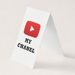 Carte De Visite mon canal