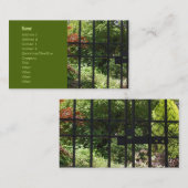Carte De Visite Mon jardin secret (Devant / Derrière)