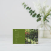 Carte De Visite Mon jardin secret (Debout devant)
