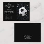 Carte De Visite MON MONDE : ~ du FOOTBALL (Devant / Derrière)