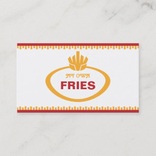 Carte De Visite Mon propre fait frire