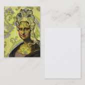 Carte De Visite Mona est allée au salon (Devant / Derrière)