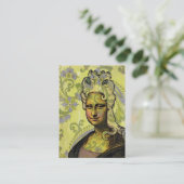 Carte De Visite Mona est allée au salon (Debout devant)