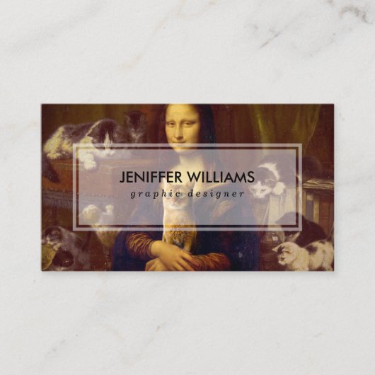 Carte De Visite Mona Lisa (Devant)