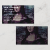 Carte De Visite Mona Lisa (La Giaconda) par Leonardo da Vinci (Bes (Devant / Derrière)