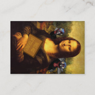Carte De Visite Mona Lisa protège les clés