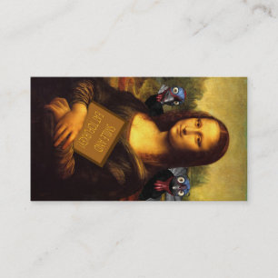 Carte De Visite Mona Lisa protège les clés
