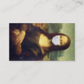 Carte De Visite Mona Lisa Via Corona Virus (Dos)