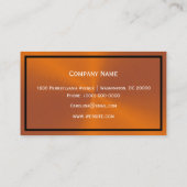 Carte De Visite Monarque papillon minimaliste (Dos)