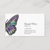 Carte De Visite monarque papillon organisateur d'événements vie co (Dos)