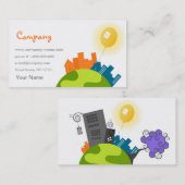 Carte De Visite Monde créatif (Devant / Derrière)