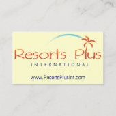 CARTE DE VISITE MONDE DE GOLF (Dos)