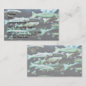 Carte De Visite Monde de la mer des truites d'or (Devant / Derrière)