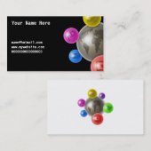 Carte De Visite Monde des ordinateurs, votre nom ici, (Devant / Derrière)