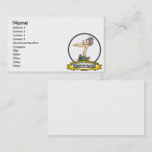 CARTE DE VISITE MONDE LE PLUS GRAND SUBSTITUT ENSEIGNANT FEMME CAR (Devant / Derrière)