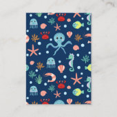 Carte De Visite Monde marin (Devant)