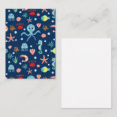 Carte De Visite Monde marin (Devant / Derrière)