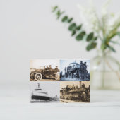 Carte De Visite Monde vintage de transport (Debout devant)