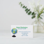 Carte de visite mondial des enseignants du monde (Debout devant)