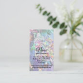 Carte de visite mondial papier (Debout devant)