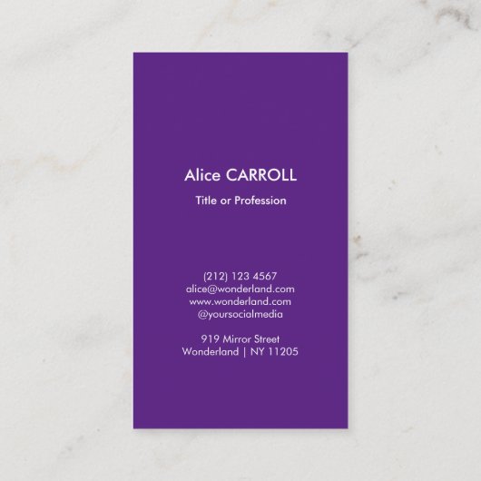 Carte De Visite Monet - Lilac Irises / Iris Mauves - Code QR (Dos)
