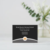 Carte De Visite Moniteur d'auto-école (Debout devant)