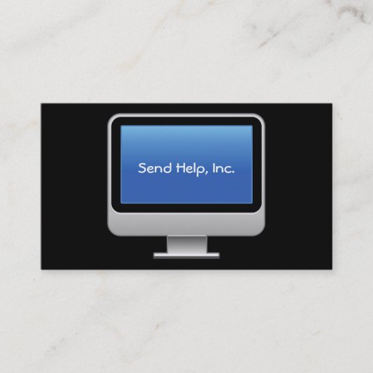 Carte De Visite Moniteur d'ordinateur (Devant)