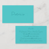 Carte De Visite Monochromatique dans un mélange de fruits tropicau (Devant / Derrière)