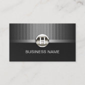 Carte De Visite Monogram Automotive Professional Metal Auto Car (Devant)