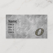 Carte De Visite Monogram Initial O Hydrangea Flowers (Devant)